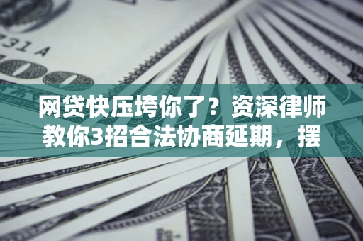 济南网贷快压垮你了？资深律师教你3招合法协商延期，摆脱暴力催收！