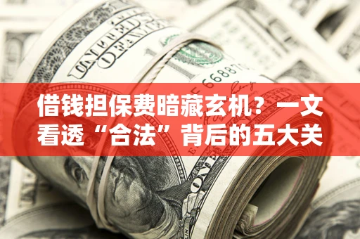 济南借钱担保费暗藏玄机？一文看透“合法”背后的五大关键陷阱