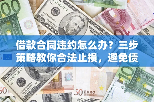 济南借款合同违约怎么办？三步策略教你合法止损，避免债务危机升级