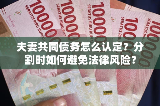 济南夫妻共同债务怎么认定？分割时如何避免法律风险？